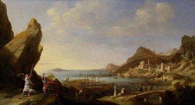 Paesaggio costiero con Balaam e l