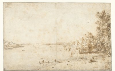 Duca di Bracciano presso il Lago di Bracciano da Bartholomeus Breenbergh