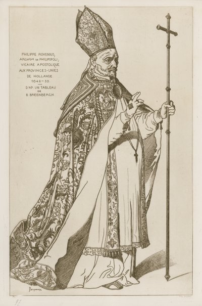 Philippe Rovenius, Arcivescovo di Philipopoli, vicario apostolico, nelle province unite d