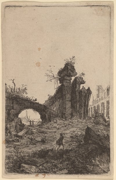 Le rovine del Colosseo da Bartholomeus Breenbergh
