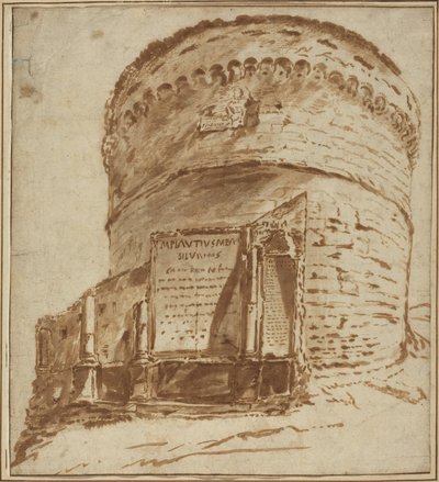 Tomba di Plautio da Bartholomeus Breenbergh