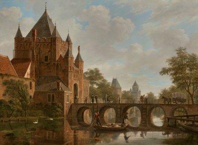 De Grote Houtpoort, Haarlem da Bartholomeus Johannes van Hove