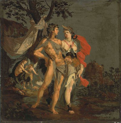 Sine Baccho et Cerere friget Venus da Bartholomeus Spranger