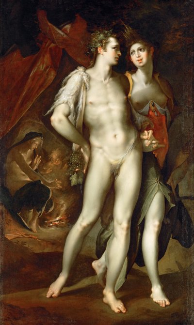 Sine Cerere et Baccho friget Venus da Bartholomaeus Spranger