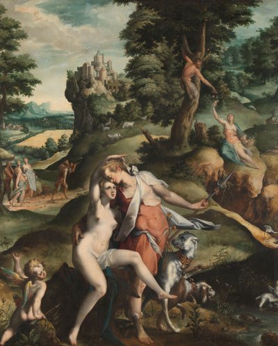 Venere e Adone da Bartholomeus Spranger
