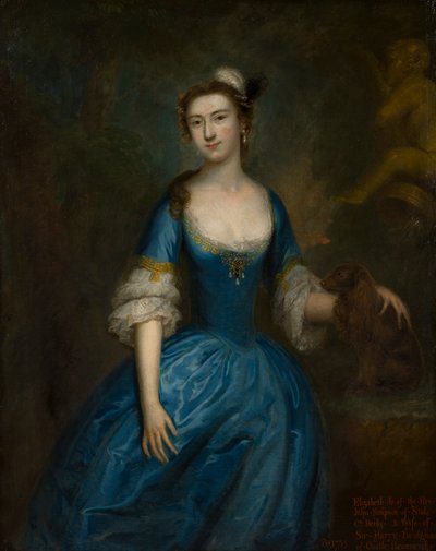 Ritratto di Elizabeth Simpson, Lady Bridgeman (1735-1806) (c.1753-55) da Bartholomew Dandridge