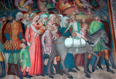 Affresco a San Gimignano, XIV secolo da Bartolo di Fredi