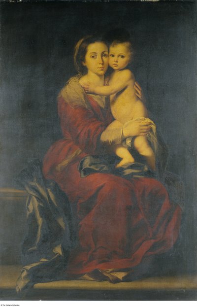 Dopo Bartolomé-Esteban Murillo - La Vergine con il Bambino, 1660 ca. - 1699 ca. da Bartolomé Esteban Murillo