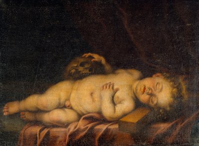 Bambino Gesù addormentato sulla croce da Bartolomé Esteban Murillo