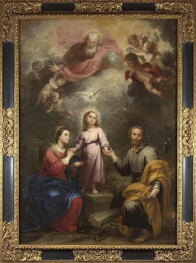 La Trinità celeste e terrestre da Bartolomé Esteban Murillo