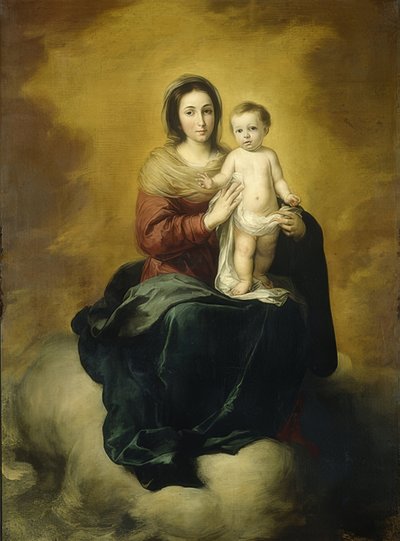 Madonna con bambino da Bartolomé Esteban Murillo