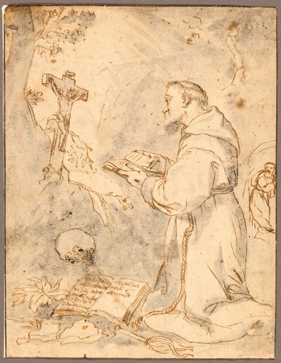 San Francesco in preghiera da Bartolomé Esteban Murillo