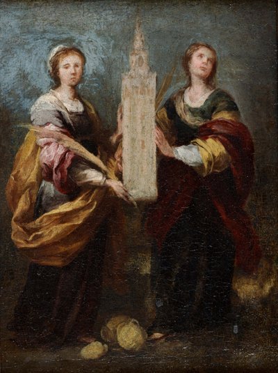 Sante Giusta e Rufina, ca 1665 da Bartolomé Esteban Murillo