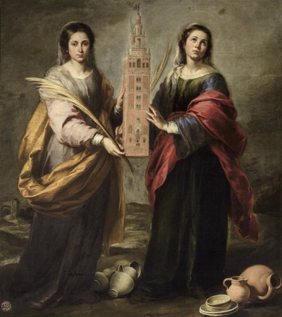 Sante Giusta e Rufina, ca. 1666 da Bartolomé Esteban Murillo