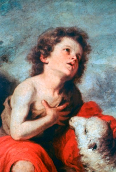 San Giovanni Battista da bambino, c1665 da Bartolomé Esteban Murillo