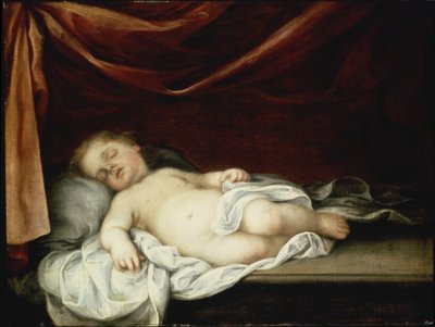 Il Bambino Gesù Addormentato da Bartolomé Esteban Murillo