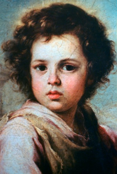 Il Buon Pastore (dettaglio), c1650 da Bartolomé Esteban Murillo