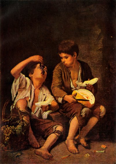 I mangiatori di melone, c1650, 1946 da Bartolomé Esteban Murillo