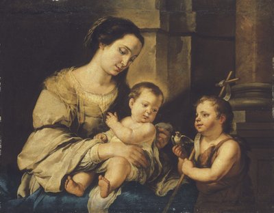 La Vergine e il Bambino con il piccolo San Giovanni Battista da Bartolomé Esteban Murillo