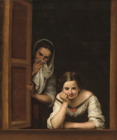 Due donne alla finestra, c. 1655-1660 da Bartolomé Esteban Murillo