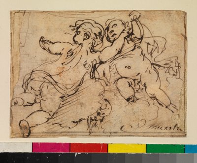 Due putti sulle nuvole, 1675-79 da Bartolomé Esteban Murillo