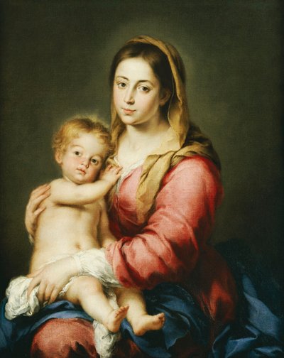Madonna col Bambino da Bartolomé Esteban Murillo