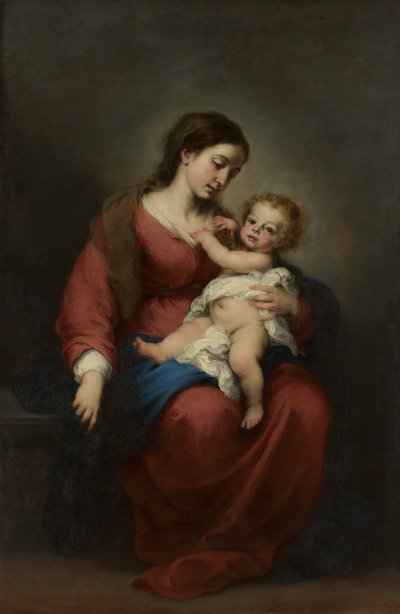 Vergine e Bambino da Bartolomé Esteban Murillo