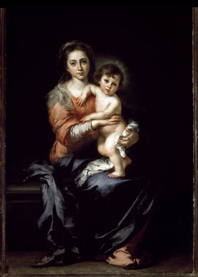 Vergine con bambino da Bartolomé Esteban Murillo