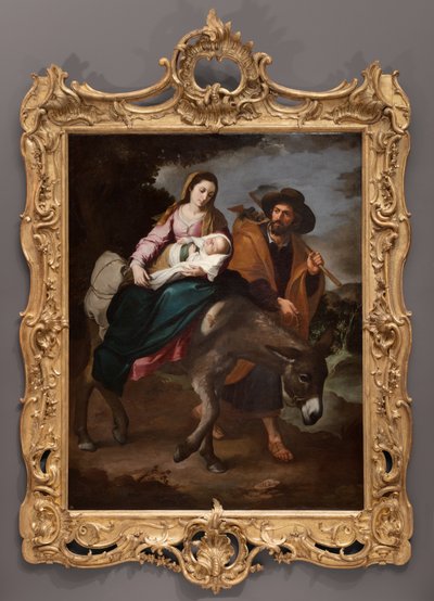 La fuga in Egitto, c.1647-50 da Bartolomé Esteban Murillo