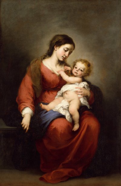 Vergine e Bambino, c.1670-72 da Bartolomé Esteban Murillo