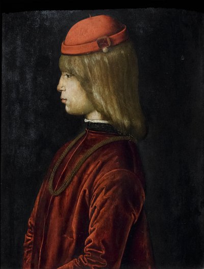 Ritratto di Guidubaldo da Montefeltro, c.1480-81 da Bartolomeo (attr. to) Della Gatta
