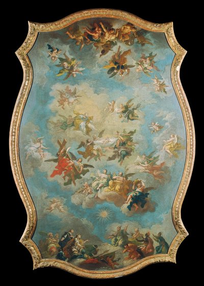 Venerazione del nome di Maria – Il consiglio divino per la redenzione – Caduta degli angeli da Bartolomeo Altomonte