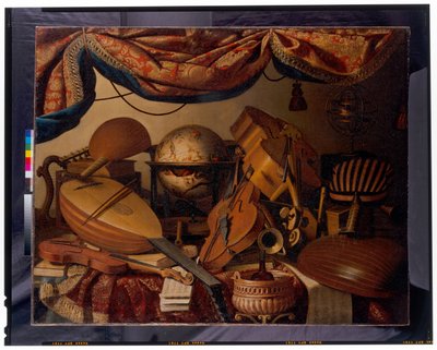 Natura morta con strumenti musicali da Bartolomeo Bettera