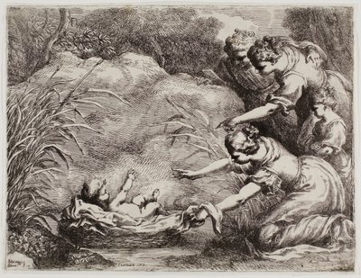 Il ritrovamento di Mosè da Bartolomeo Biscaino