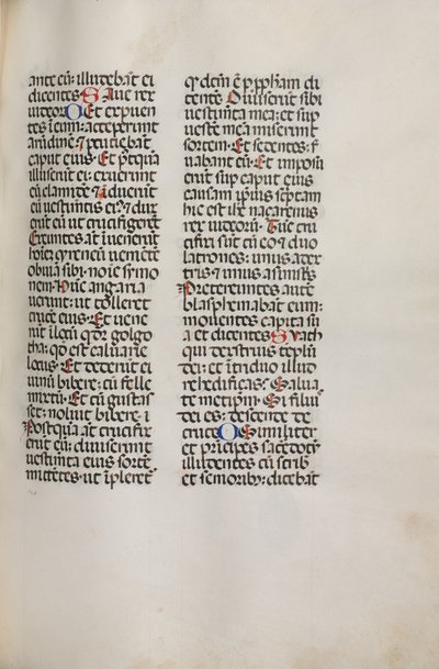Missale: Fol. 121: contiene musica per Hely Hely Lama ecc. nella Passione di San Matteo da Bartolomeo Caporali