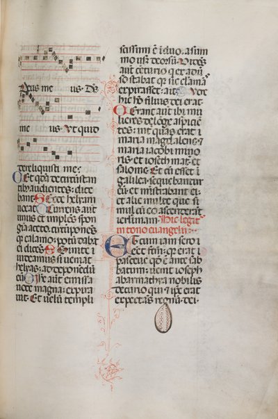 Messale: Fol. 129: contiene musica per Hely Hely Lama ecc. all