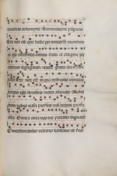 Messale: Fol. 155: Musica per Exultet, 1469 da Bartolomeo Caporali