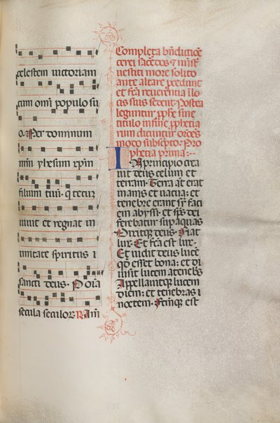 Messale: Fol. 158: Musica per Exultet, 1469 da Bartolomeo Caporali
