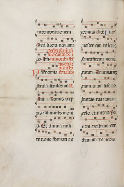 Missale: Fol. 189v: Musica per varie preghiere da Bartolomeo Caporali