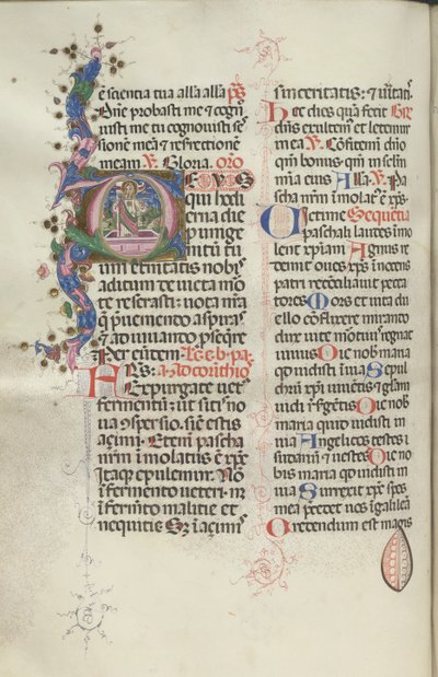 Missale: Fol. 192v: Resurrezione di Cristo, 1469 da Bartolomeo Caporali