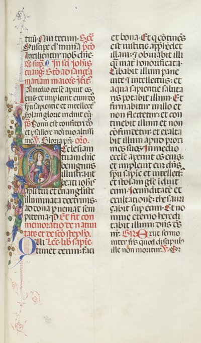 Missale: Fol. 25: San Giovanni con aquila da Bartolomeo Caporali