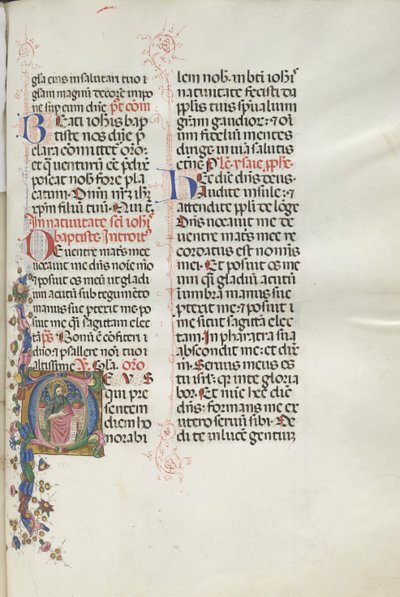 Missale: Fol. 287: San Giovanni Battista, 1469 da Bartolomeo Caporali