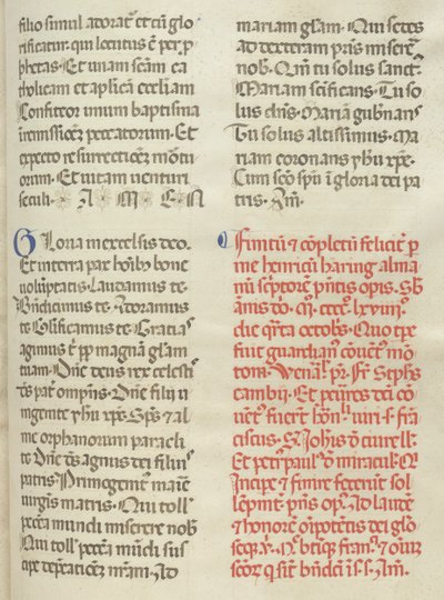 Messale: Folio 400: Colophon da Bartolomeo Caporali