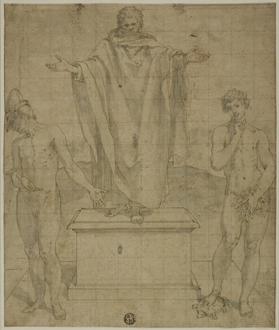 Studio per Allegoria della Fede e del Silenzio da Bartolomeo Cesi