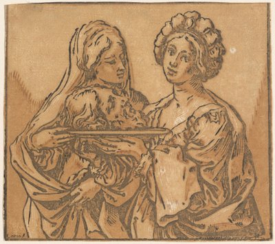 Erodiade e Salomè da Bartolomeo Coriolano after Guido Reni