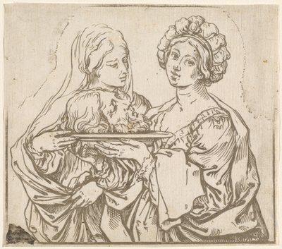Erodiade e Salomè da Bartolomeo Coriolano after Guido Reni