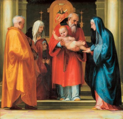 Presentazione di Gesù al Tempio (dettaglio) da Bartolomeo Fra