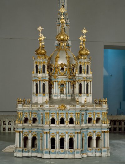 Progetto per il Monastero della Vergine della Resurrezione (Smolny) a San Pietroburgo da Bartolomeo Franceso Rastrelli