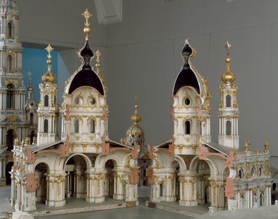Progetto per il monastero della Vergine della Resurrezione a San Pietroburgo da Bartolomeo Franceso Rastrelli