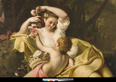 Allegoria della primavera, 1705-09 (dettaglio) da Bartolomeo Guidobono